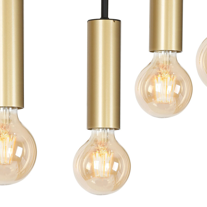 Plafon Luminex Loppe black/gold x6 - obrazek 3