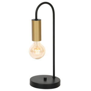 Lampka gabinetowa Luminex Loppe black/gold x1