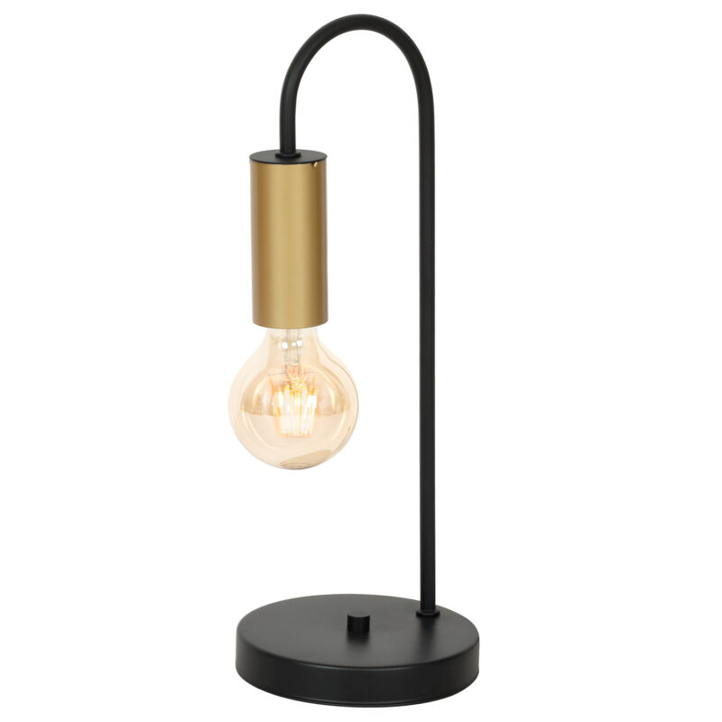 Lampka gabinetowa Luminex Loppe black/gold x1
