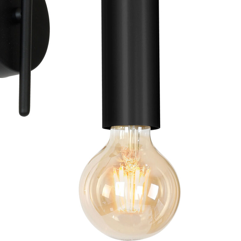 Kinkiet Luminex Loppe black x1 - obrazek 3