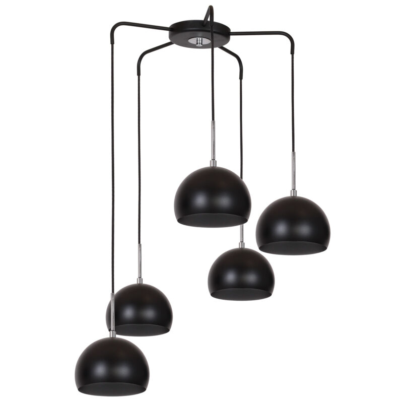 Żyrandol Luminex Cool black x5
