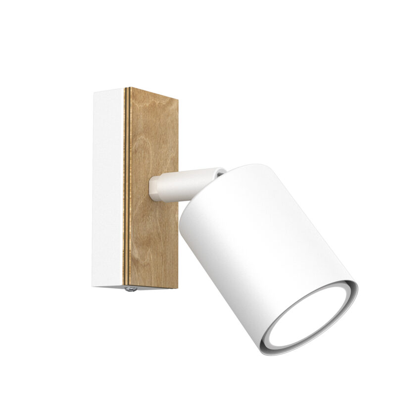 Spot Luminex Tulon White/natural Wood x1