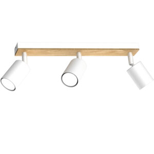 Spot Luminex Tulon White/natural Wood x3
