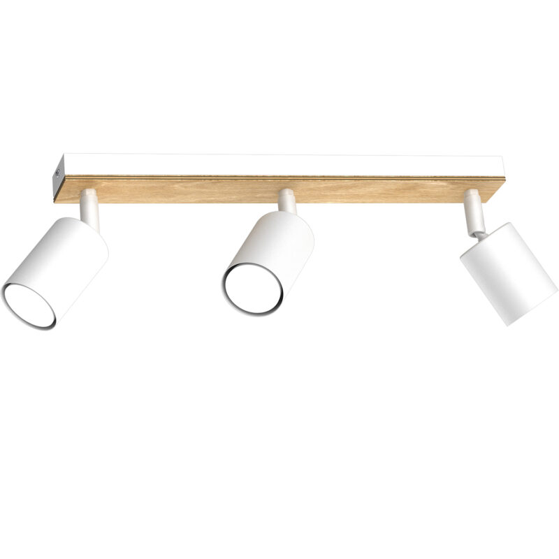 Spot Luminex Tulon White/natural Wood x3