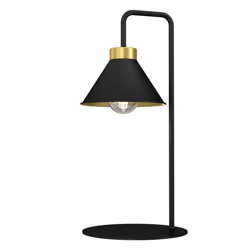 Lampka Gabinetowa Luminex Demet Black/gold x1