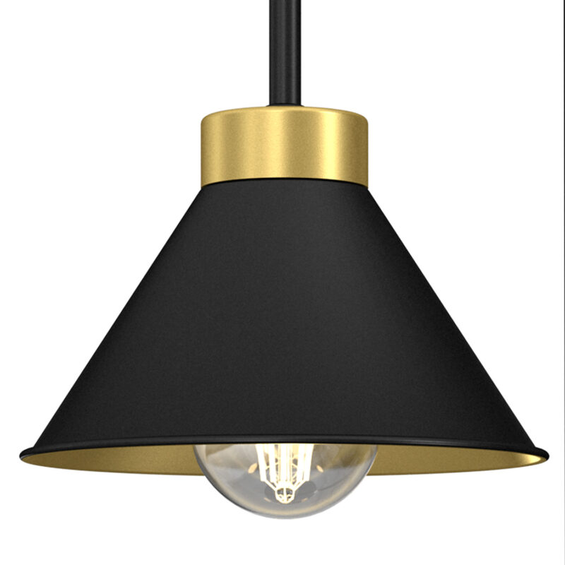 Lampka Gabinetowa Luminex Demet Black/gold x1 - obrazek 3