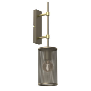 Kinkiet Luminex With Fence Shade "short" Titanium Gold/gold 1