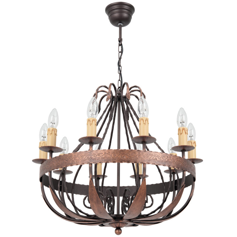 Żyrandol Luminex Loara x10