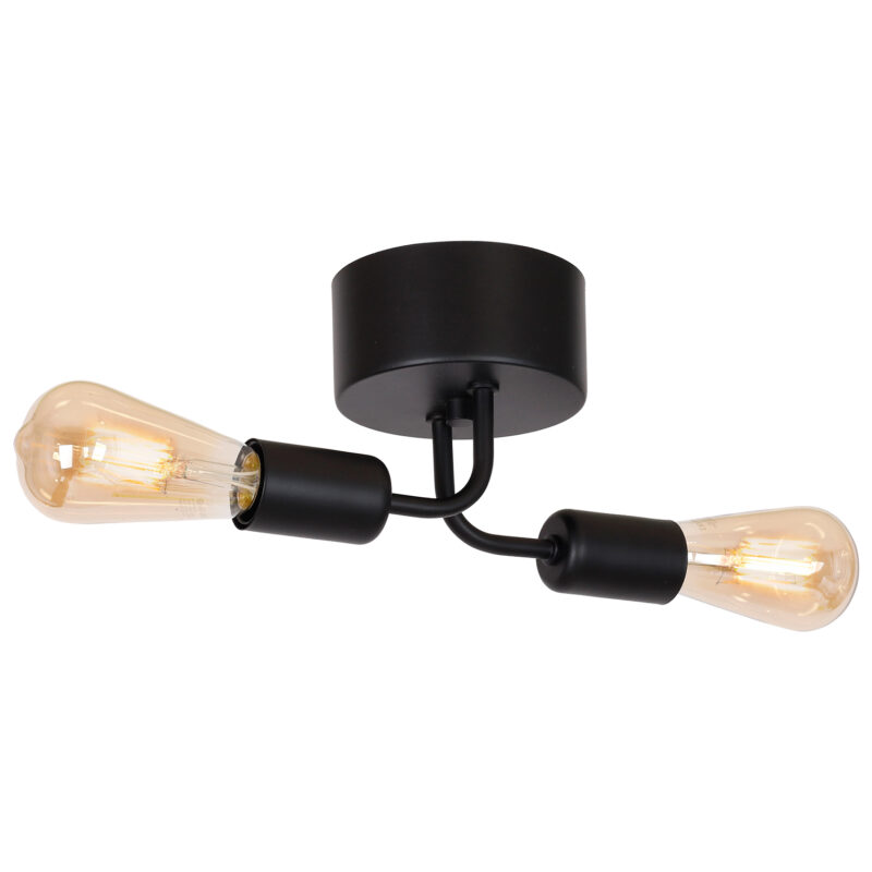 Plafon Luminex Brenda black x2