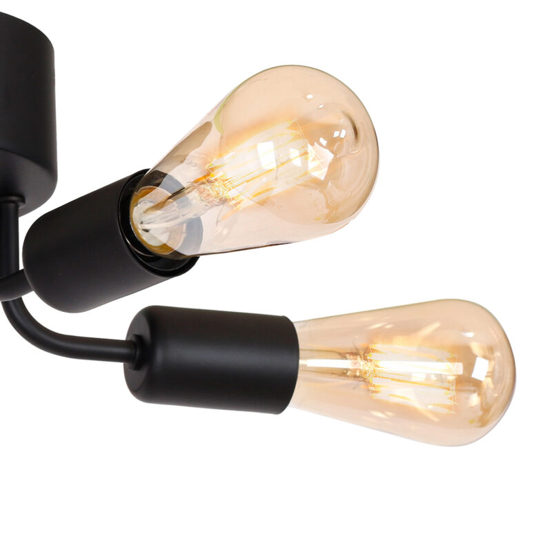 Plafon Luminex Brenda black x5 - obrazek 3
