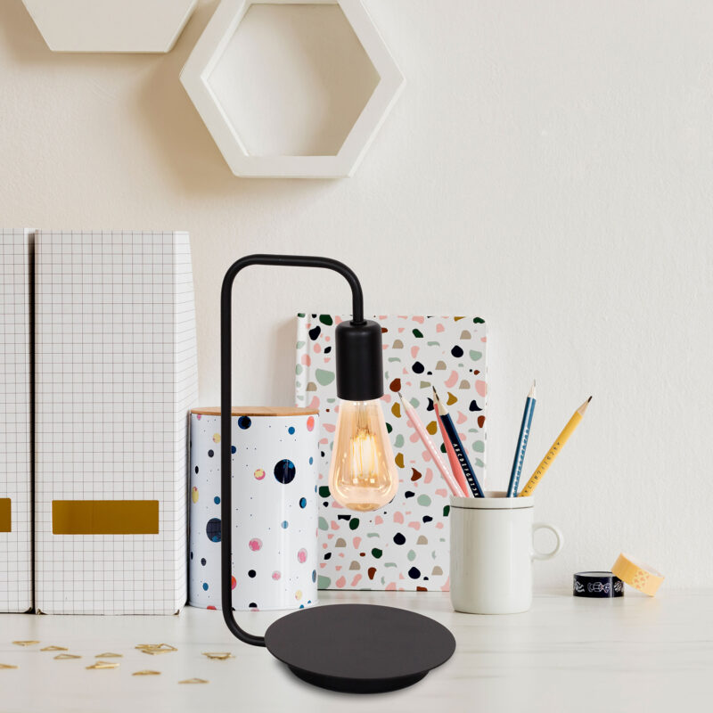 Lampka gabinetowa Luminex Brenda black x1 - obrazek 4