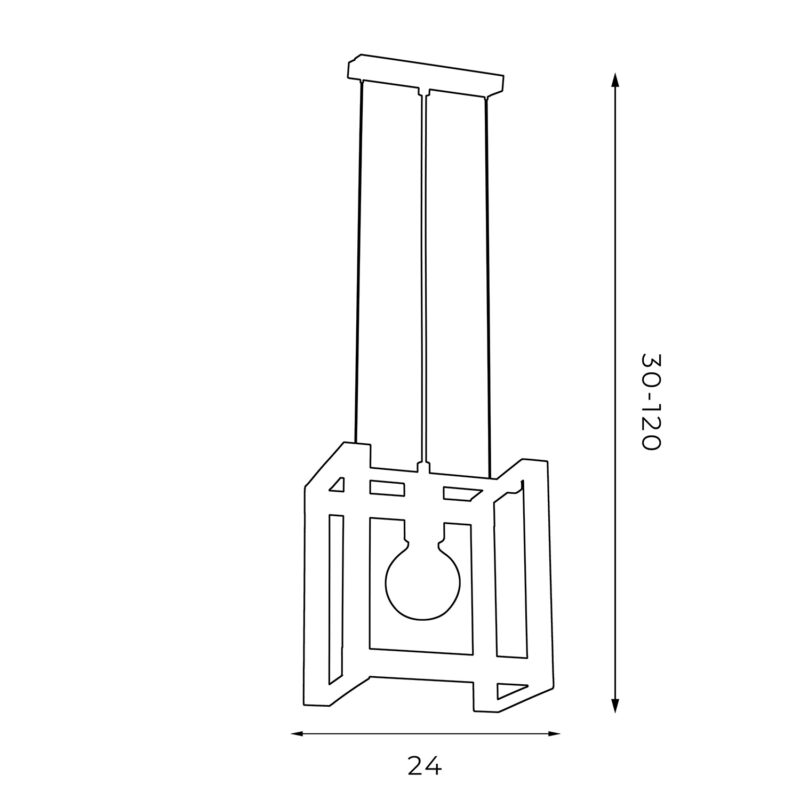 Żyrandol Luminex Kartel x1 - obrazek 5
