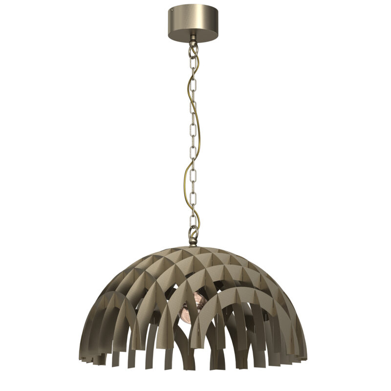 Żyrandol Luminex Space "dome Dia 500mm" Titanium Gold  x1