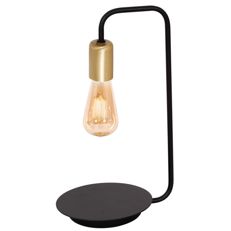 Lampka gabinetowa Luminex Brenda black/gold x1