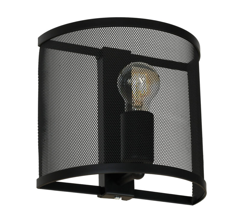 Kinkiet Luminex Rim black x1
