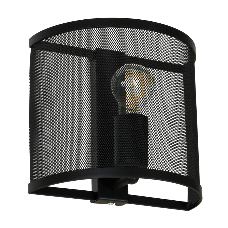 Kinkiet Luminex Rim black x1