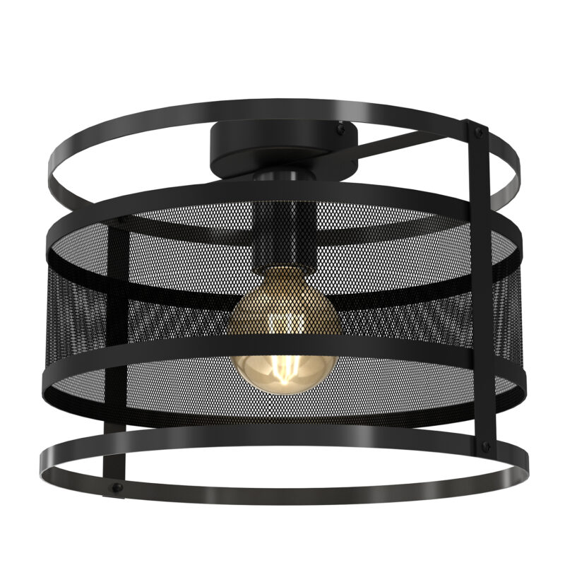 Plafon Luminex Rim black x1