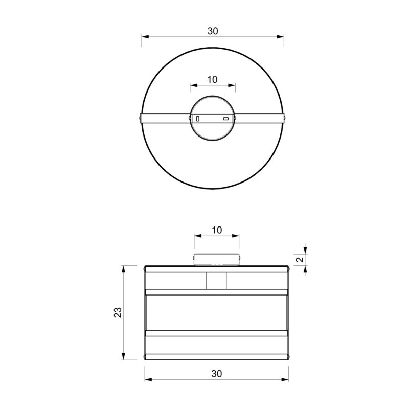 Plafon Luminex Rim black x1 - obrazek 5