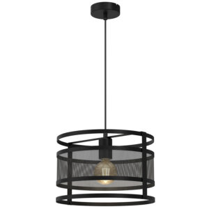 Żyrandol Luminex Rim Black x1