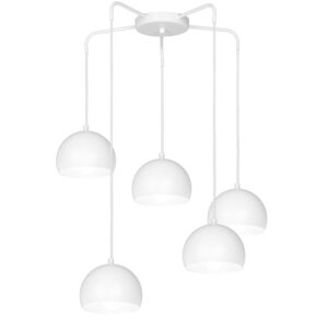 Żyrandol Luminex Sool white x5