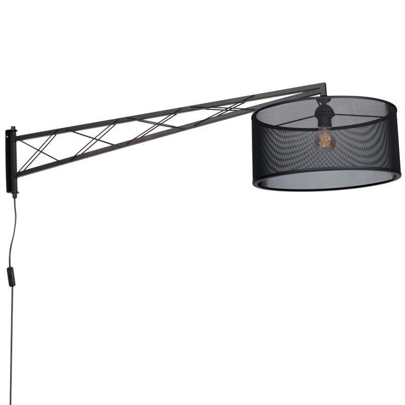 Kinkiet Luminex Felix black x1