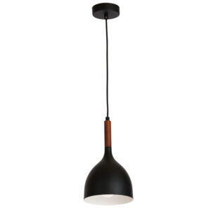 Żyrandol Luminex Noak wood black/dark wood x1