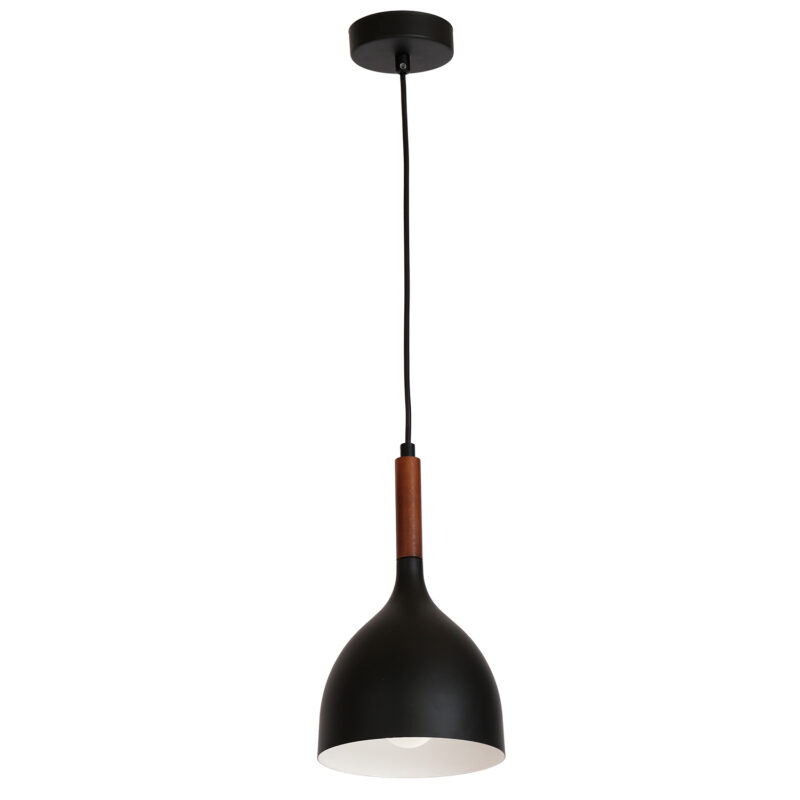 Żyrandol Luminex Noak wood black/dark wood x1