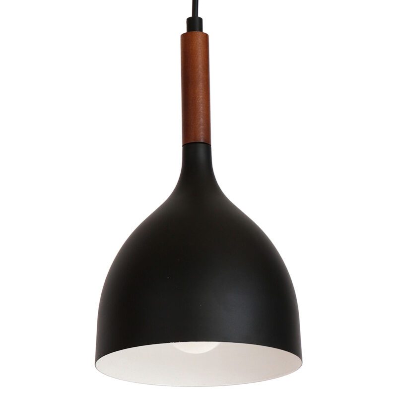 Żyrandol Luminex Noak wood black/dark wood x1 - obrazek 3