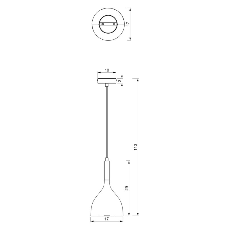 Żyrandol Luminex Noak wood black/dark wood x1 - obrazek 5