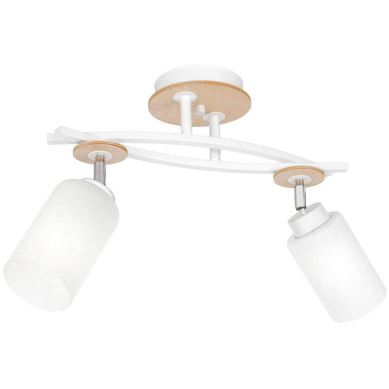 Plafon Luminex Tokio white/wood x2