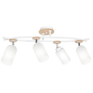Plafon Luminex Tokio white/wood x4