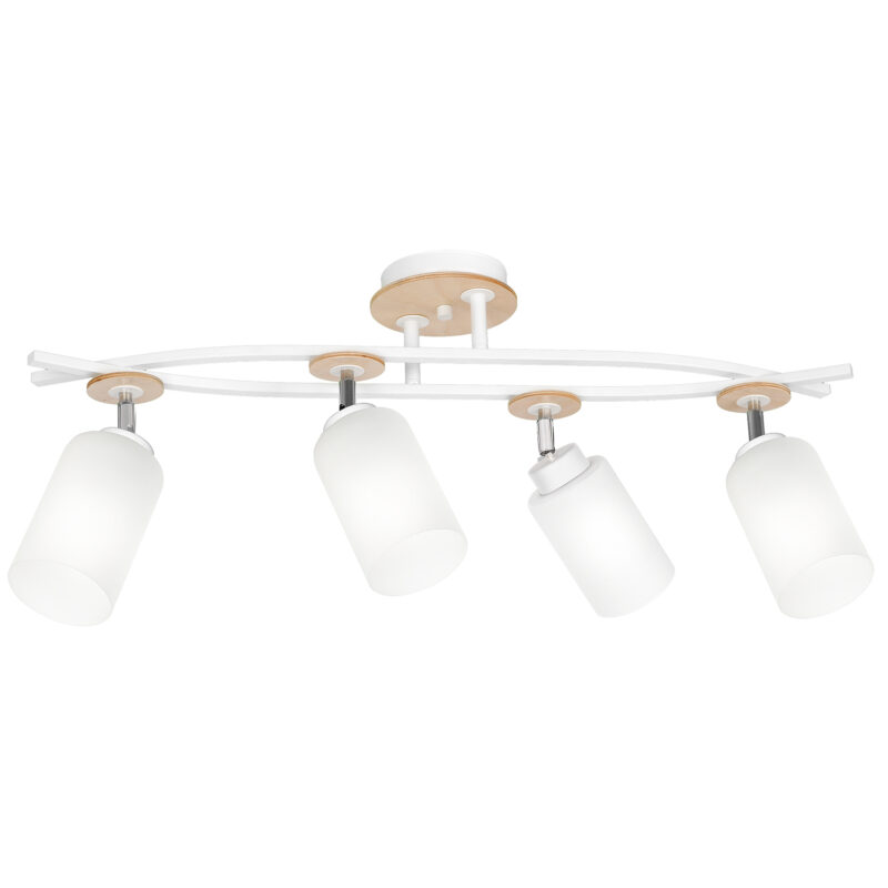 Plafon Luminex Tokio white/wood x4