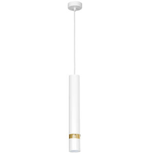 Żyrandol Luminex Reno white/gold x1