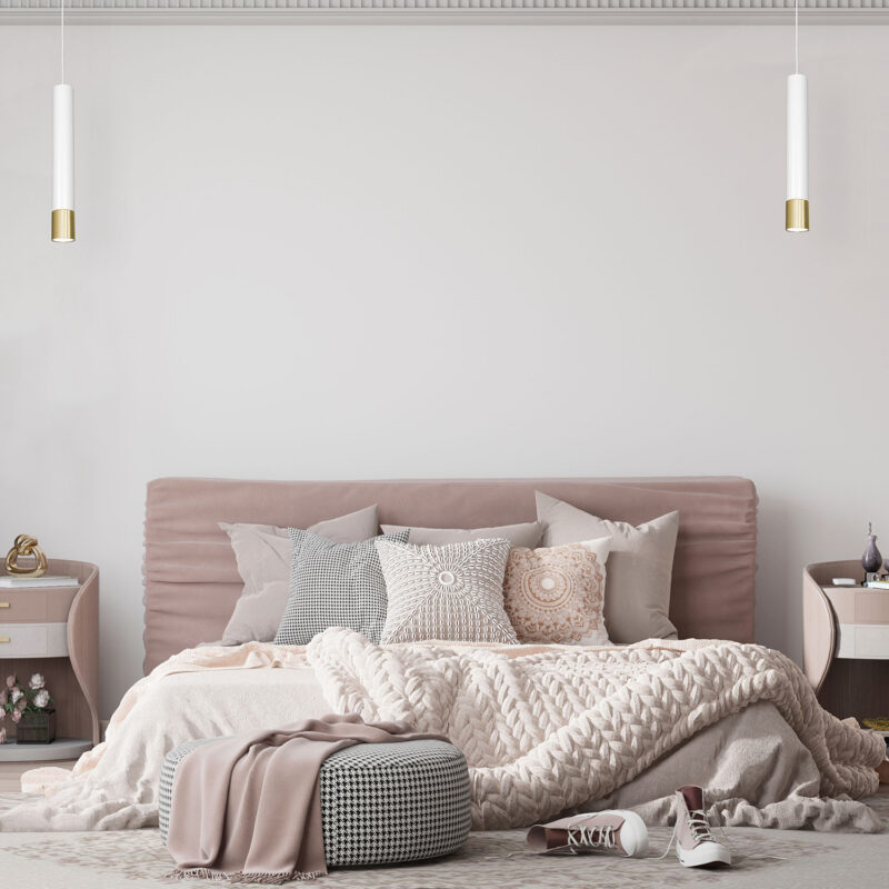 Żyrandol Luminex Nest gold/white x1 - obrazek 4