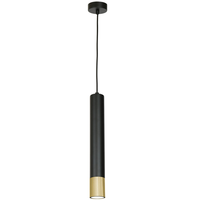 Żyrandol Luminex Nest gold/black x1