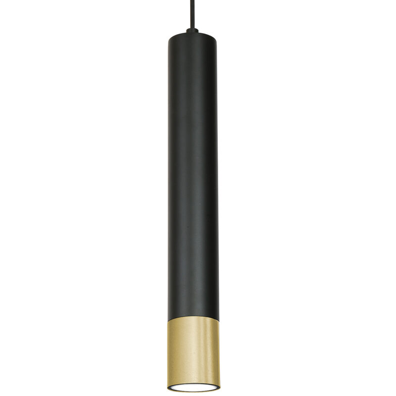 Żyrandol Luminex Nest gold/black x1 - obrazek 3