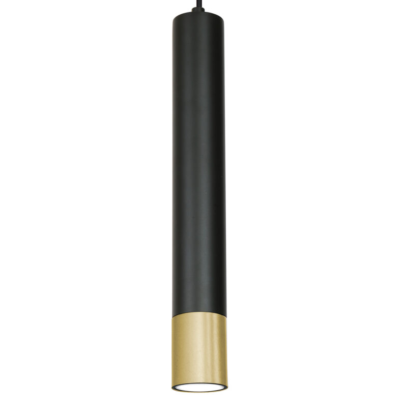Żyrandol Luminex Nest gold/black x3 - obrazek 3