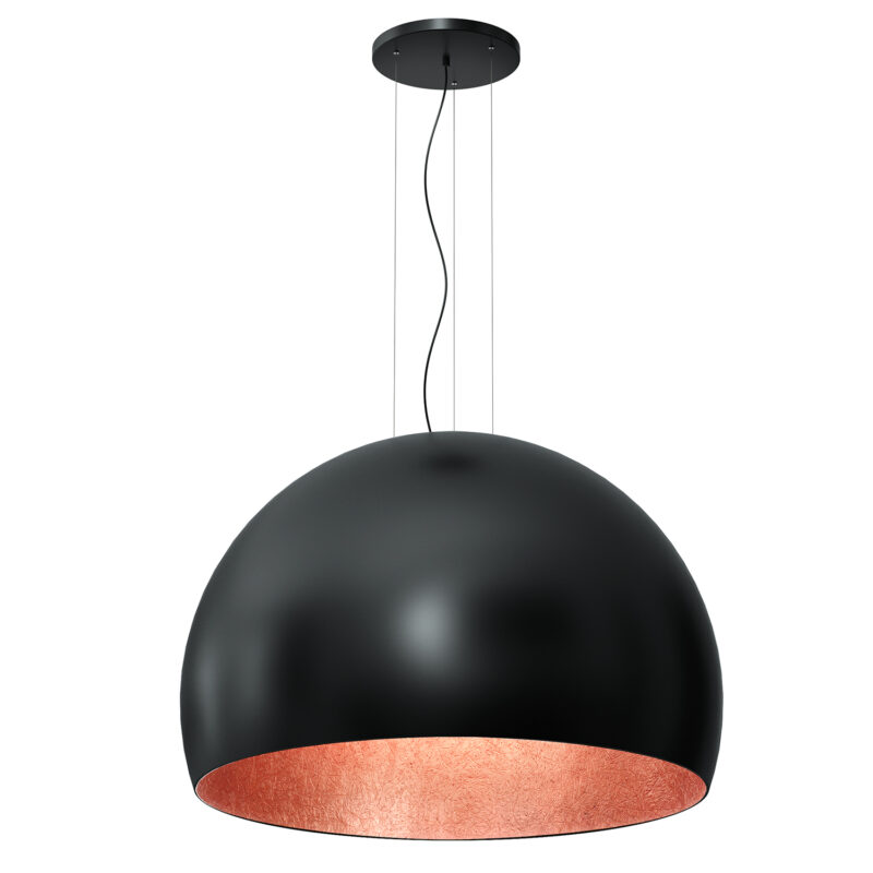 Żyrandol Luminex 3/4 bool 1000mm czarno/miedziany x1