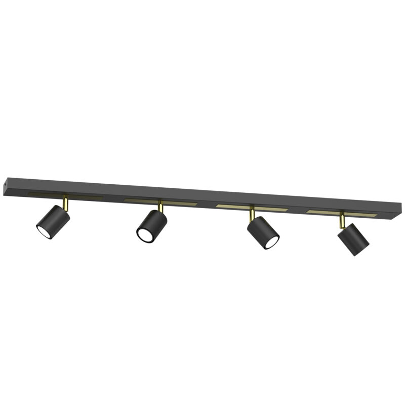 Spot Luminex Rodez Black/gold x4