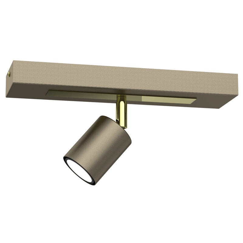 Spot Luminex Rodez Titanium Gold/gold x1