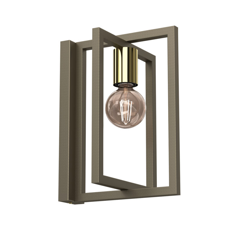 Kinkiet Luminex Belfort Titanium Gold/gold x1