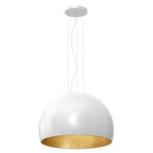 Żyrandol Luminex 3/4 bool 600mm biało/złoty x1