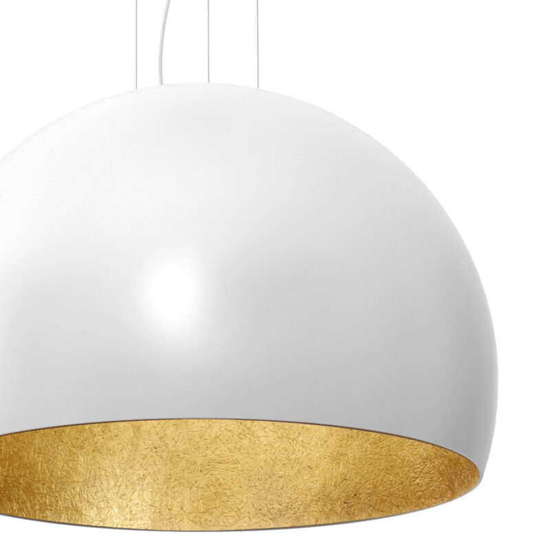 Żyrandol Luminex 3/4 bool 600mm biało/złoty x1 - obrazek 3
