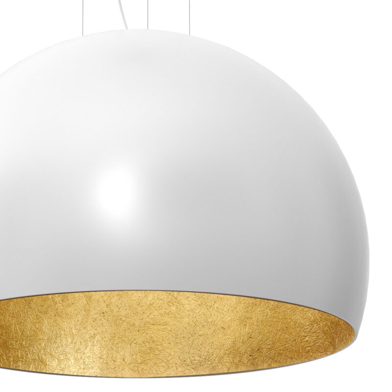 Żyrandol Luminex 3/4 bool 800mm biało/złoty x1 - obrazek 3
