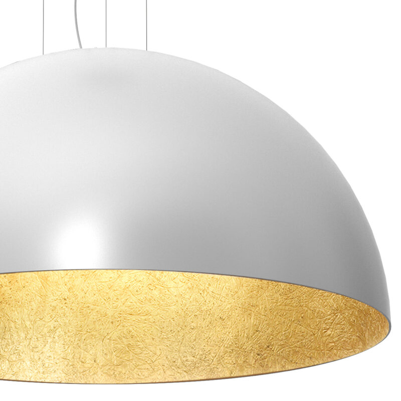 Żyrandol Luminex 1/2 bool 1000mm biało/złoty x1 - obrazek 3