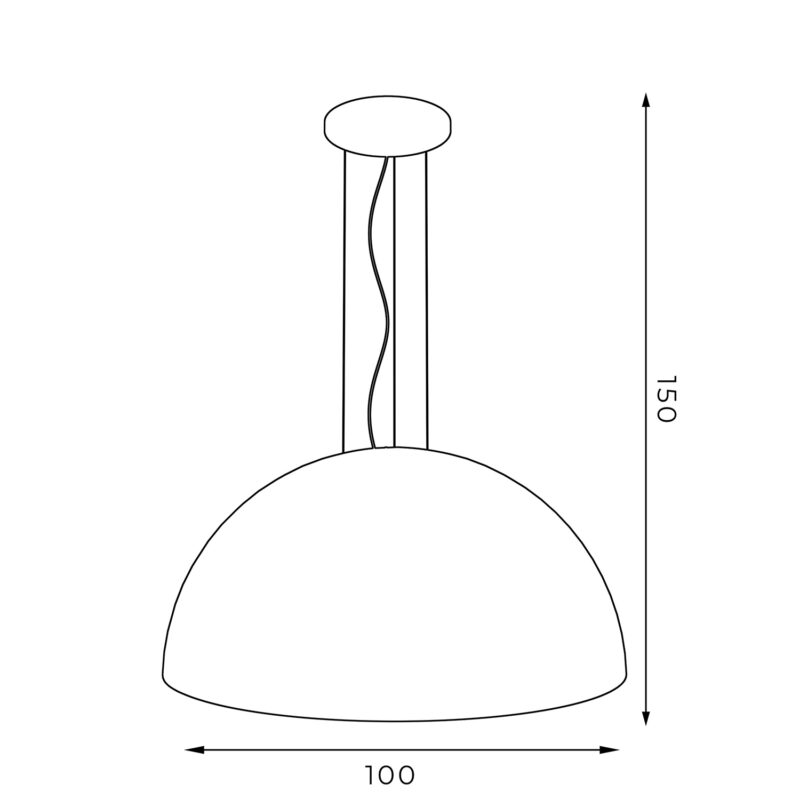 Żyrandol Luminex 1/2 bool 1000mm biało/złoty x1 - obrazek 5