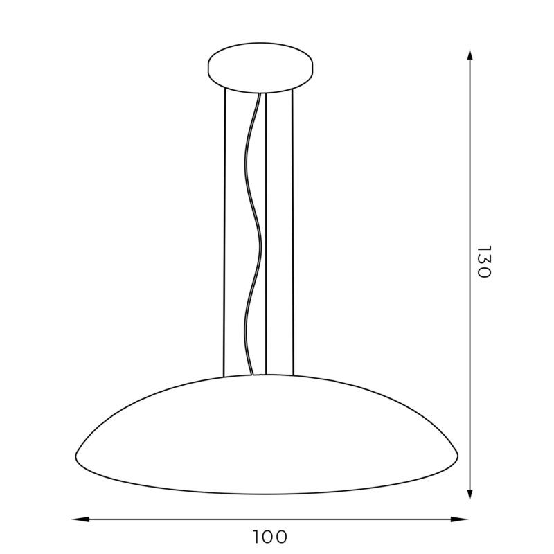 Żyrandol Luminex flat 1000mm biało/złoty x3 - obrazek 5