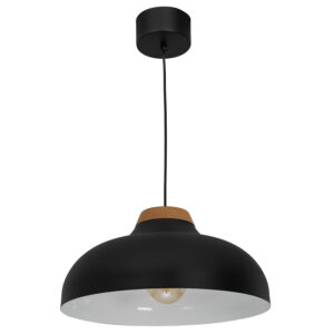 Żyrandol Luminex Burgos czarny x1