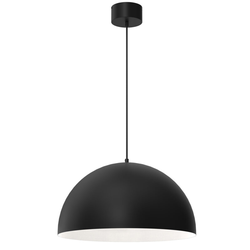 Żyrandol Luminex Sngle Black/white Inside x1