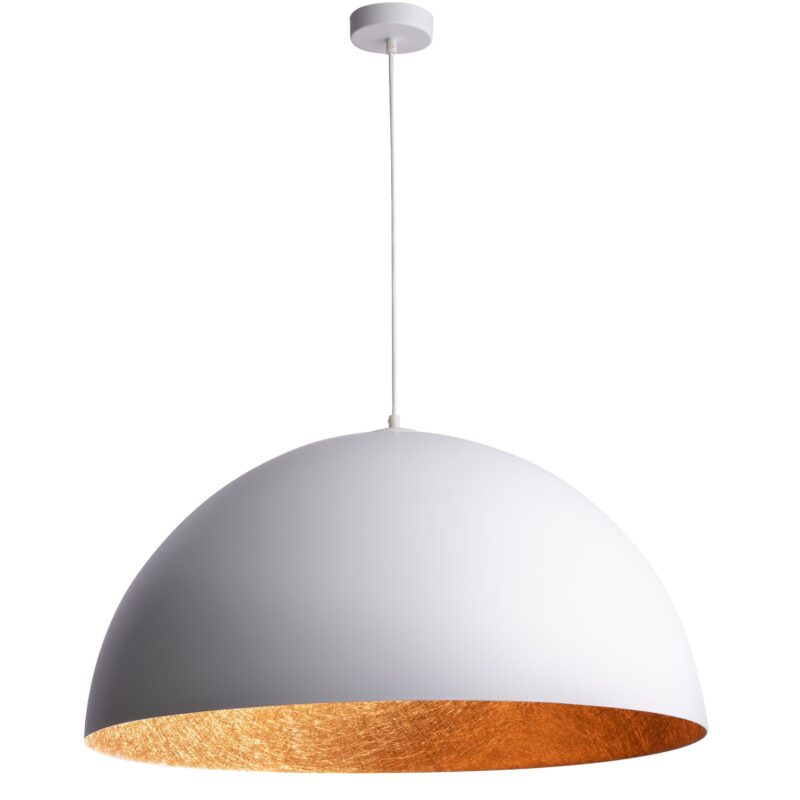 Lampa Wisząca Sigma Sfera 50 Biały-Miedziany